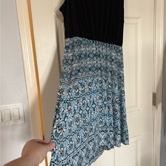 41 Hawthorn Black and Teal Dress - Picture 5 of 6